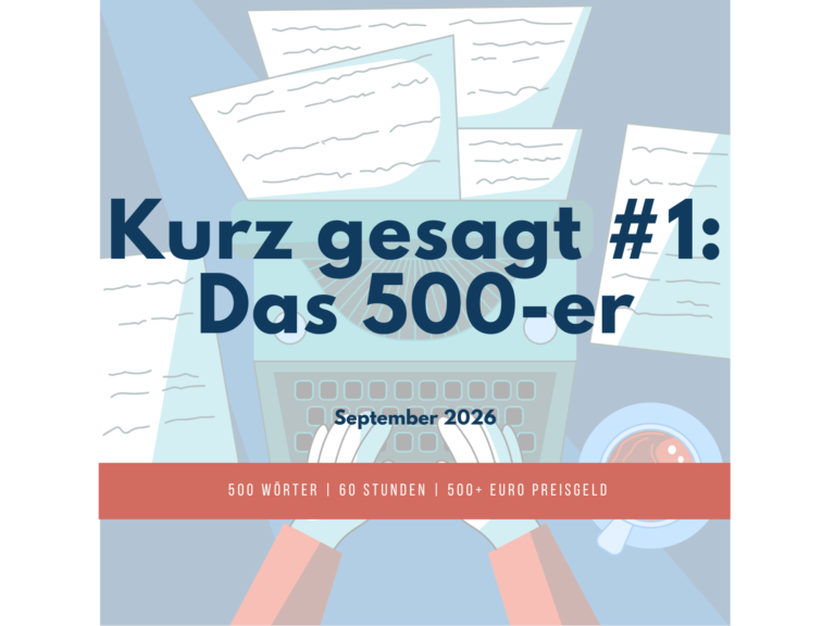 Kurz gesagt #1 – Unser erster Wettbewerb startet im September!